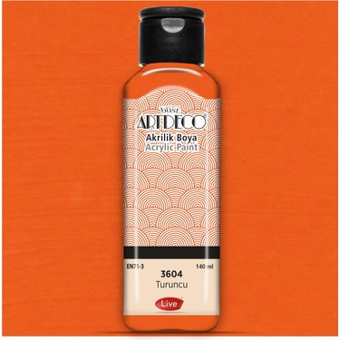 Artdeco Akrilik Boya 140 Ml Turuncu Y-070R-3603