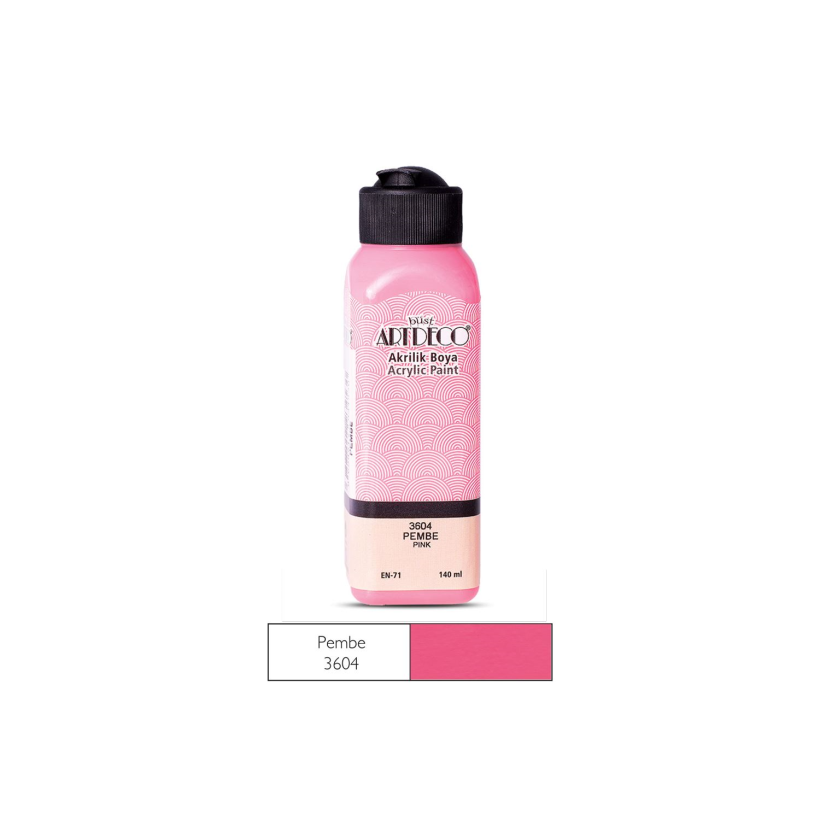 Artdeco Akrilik Boya 140 Ml Pembe