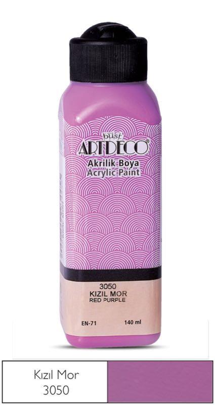 Artdeco Akrilik Boya 140 Ml Kızıl Mor Y-070R-3050