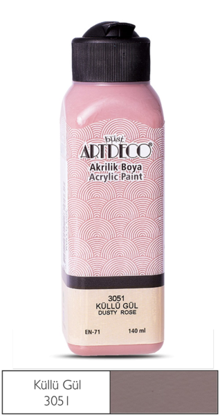 Artdeco Akrilik Boya 140 Ml Küllü Gül