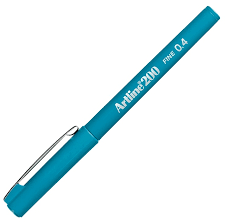 Artline 200 İnce Uçlu (0.4 mm) Yazı Ve Çizim Kalemi Gök Mavi