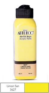 Artdeco Akrilik Boya 140 Ml - 3627 Limon Sarı