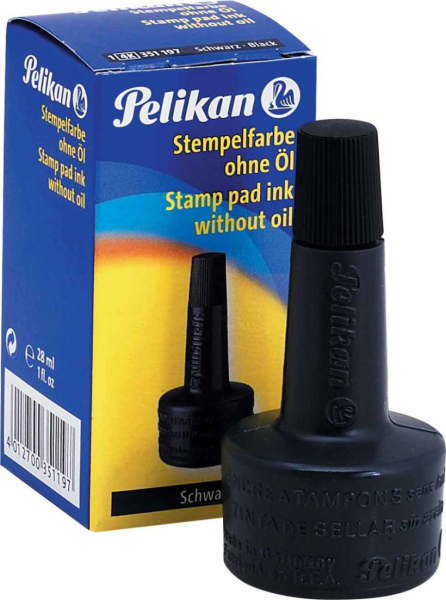 Pelikan Siyah Istampa Mürekkebi 28 cc