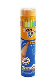 Bic Evolution Jumbo Kuru Boya Kalemi 12+1'li Metal Tüp