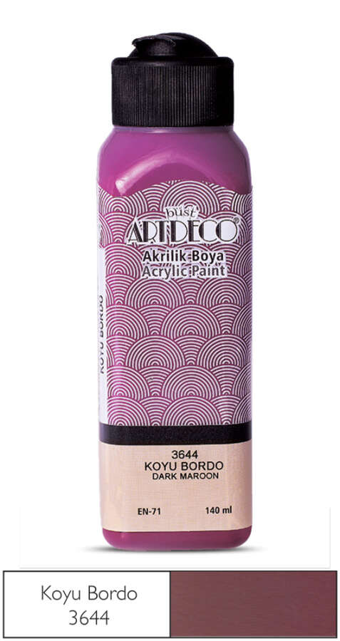 Artdeco Akrilik Boya 140 Ml Koyu Bordo