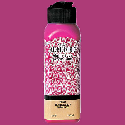 Artdeco Akrilik Boya 140 Ml Burgundy