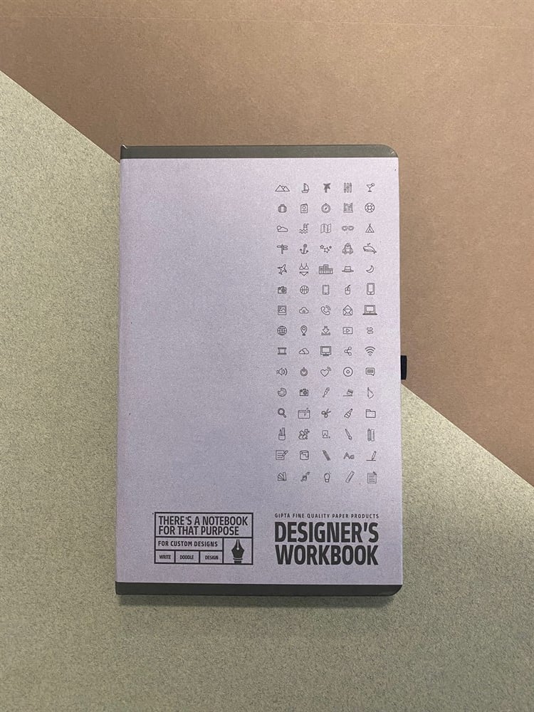 Gıpta Designers Iplik Dikiş Sert Kpk Defter 13X21 cm 120 Yaprak Noktalı