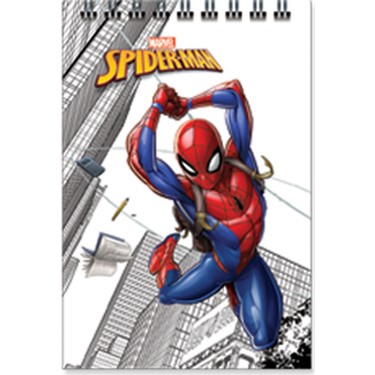 Spider-Man A7 42 Yaprak Spiralli Bloknot