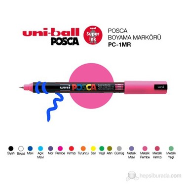 Uni Posca Boyama Markörü 1MR 1'li (PC-1MR)