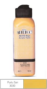 Artdeco Akrilik Boya 140 Ml Puslu Sarı