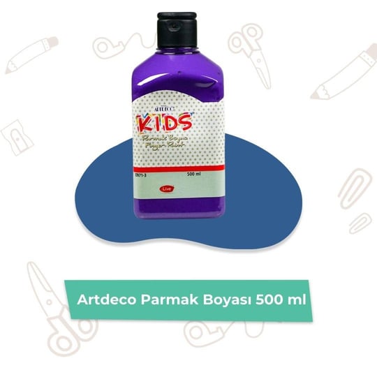 Artdeco Kids Parmak Boyası 500 ml Mor 510