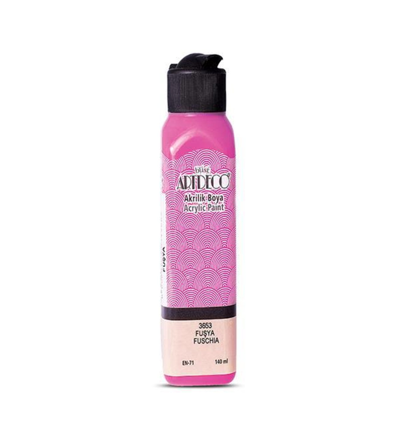 Artdeco Akrilik Boya 140 Ml Fuşya Y-070R-3653