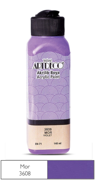 Artdeco Akrilik Boya 140 Ml - 3608 Mor