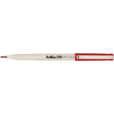 Artline 210 Keçe Uçlu Kalem Fineliner 0.6 mm Red