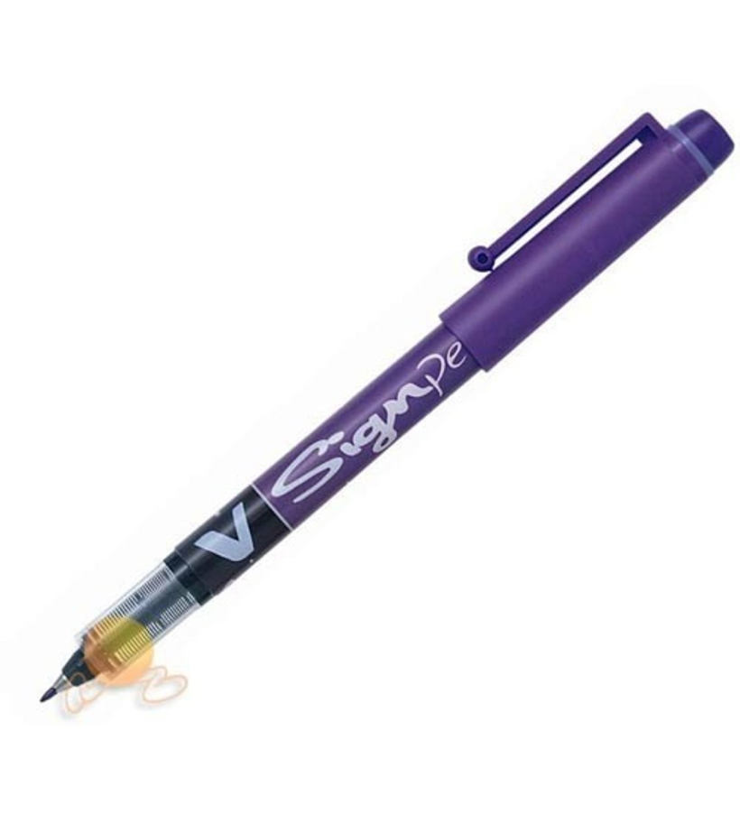 Pilot V-signpen 2mm Keçe Uçlu Kalem Siyah