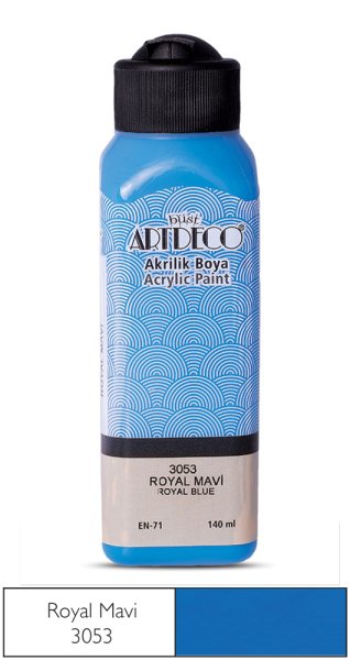 Artdeco Akrilik Boya 140 ml Royal Mavi (3053)