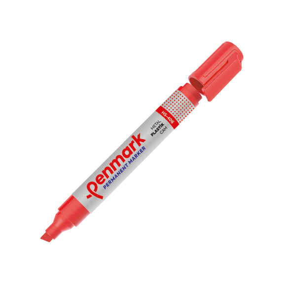 Penmark Permanent Marker Kesik Uç Kırmızı